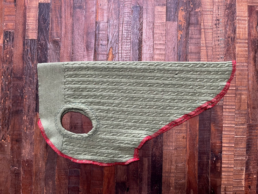 Hand Made Dog Sweater - Fits 15 - 25 Pounds LONG-  Dog Clothes - Small Dog Jumper - Canine Cardigans