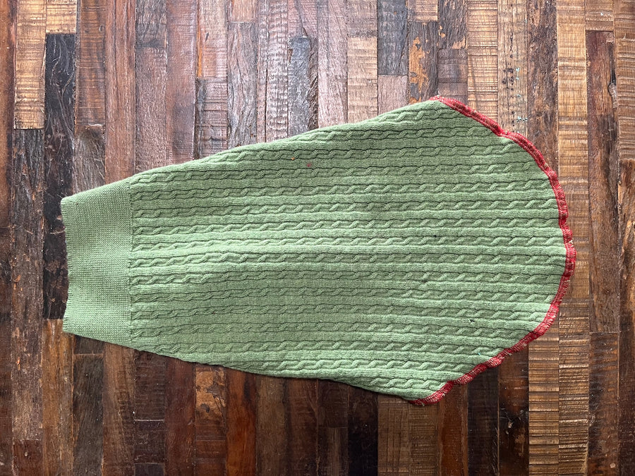 Hand Made Dog Sweater - Fits 15 - 25 Pounds LONG-  Dog Clothes - Small Dog Jumper - Canine Cardigans