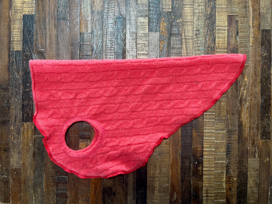 Cashmere Dog Sweater , Upcycled Dog Clothes,  FITS 25 - 40 Pound Dog, Canine Cardigans