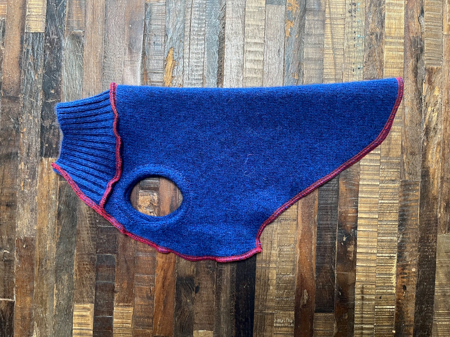 Handmade Wool Dog Sweater - Winter Dog Shirt - FITS 12-18 Pounds Long - Canine Cardigans