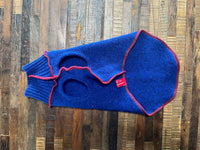 Handmade Wool Dog Sweater - Winter Dog Shirt - FITS 8 - 13 Pounds Long - Canine Cardigans