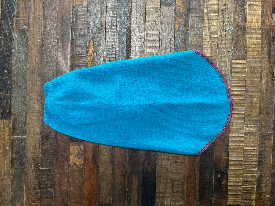 Hand Made Repurposed Dog Shirt Sweater - Small Dog Clothes - FITS 6 - 10 Pounds  - Canine Cardigans