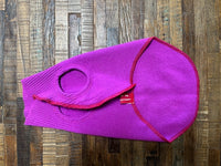 Beautiful Handmade Dog Sweater - Wool Dog Coat - FITS 6 - 10  Pounds - REPURPOSED - Upcycled -  Canine Cardigans