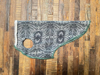 Hand Made Dog Sweater - Warm Dog Coat - Canine Cardigans -  FITS 4-6  Pounds LONG - Repuposed - Upcycled