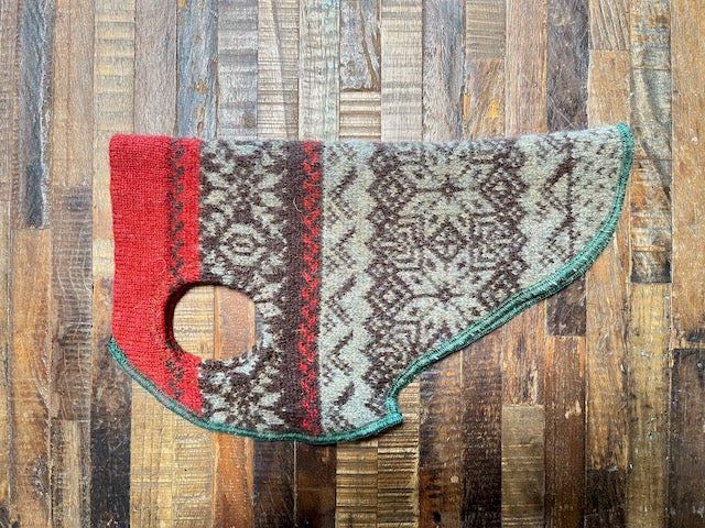 Handmade Wool Dog Shirt - Little Dog Sweater - FITS 4-6 Pounds - Canine Cardigans