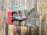 Handmade Wool Dog Shirt - Little Dog Sweater - FITS 4-6 Pounds - Canine Cardigans