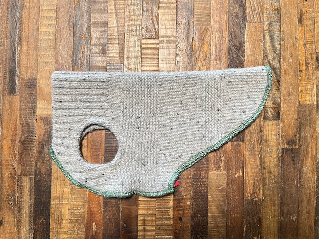 Handmade Cashmere Dog Sweater, Canine Cardigans, FITS 4-6 Pounds Repurposed Dog Clothes
