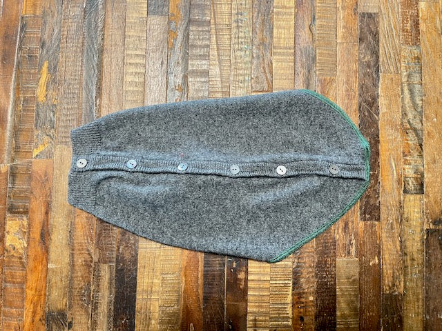 Handmade Cashmere Dog Sweater -  Warm Dog Coat - FITS 15-25 Pounds Long - Canine Cardigans