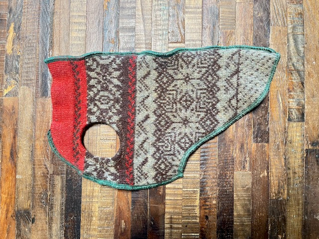 Hand Made Repurposed Dog Shirt - Small Dog Clothes -FITS 6-10 Pounds - Canine Cardigans