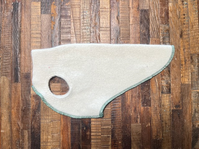Handmade Big Dog Sweater - Repurposed Sweater Dog Coat - FITS 4-6 Pounds LONG  - Canine Cardigans