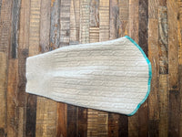 Handmade Soft CASHMERE Dog Sweater - Warm Dog Coat - Canine Cardigans - FITS 4-6 Pounds  - Repuposed - Upcycled