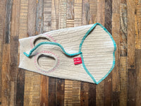 Handmade Soft CASHMERE Dog Sweater - Warm Dog Coat - Canine Cardigans - FITS 4-6 Pounds  - Repuposed - Upcycled