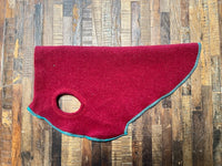 Hand Made Red Dog Sweater - Fits 15-25 Pounds - Dog Clothes - Small Dog Jumper - Canine Cardigans