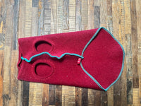 Hand Made Red Dog Sweater - Fits 15-25 Pounds - Dog Clothes - Small Dog Jumper - Canine Cardigans