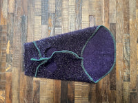 Handmade FITS 6-10 Pounds - Sparkly Purple Dog Sweater- Small Dog Clothes - Canine Cardigans