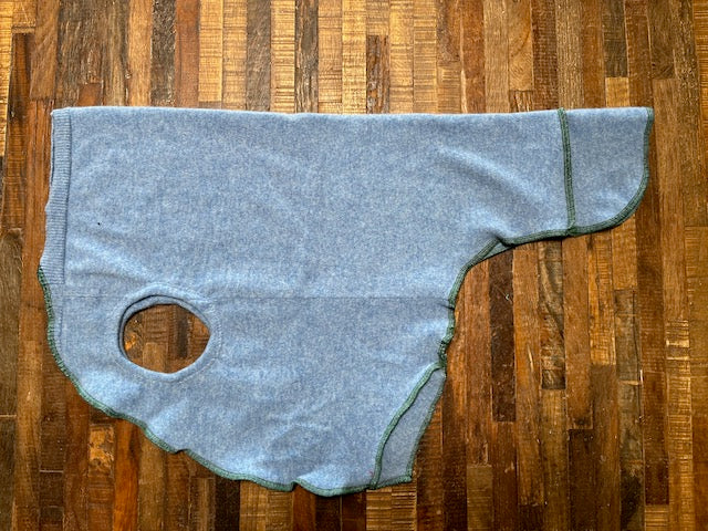 FITS 50 - 60 Pound Dog Warm Big Dog Sweater - Repurposed Cashmere Dog Coat - Canine Cardigans - Upcycled - Sustainable