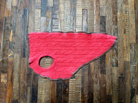 FITS 6 - 10 Pounds LONG,  Handmade Dog Sweater, Cashmere Dog Sweater,  Canine Cardigans, Repurposed Dog Clothes