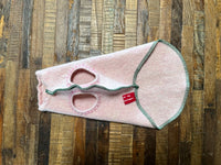 Hand Made Repurposed Dog Shirt Sweater - Small Dog Clothes - FITS 4-6 Pounds  - Canine Cardigans