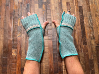 Hand Made Arm Warmers - Writing Gloves - Peasant Mittens - Boho Gloves