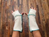 Handmade Arm Warmers - Writing Gloves - Peasant Mittens - Boho Gloves