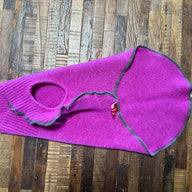 FITS 8 - 13 Pound LONG Dog, Pet Sweater  - Cashmere Dog Sweater - Canine Cardigans