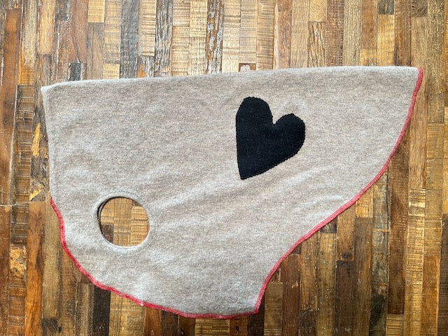Cashmere Dog Sweater, Fancy Dog Coat, Dog Jacket,  FITS 35-55 Pounds -  Repurposed Petwear - Canine Cardigans