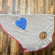 Cashmere Dog Sweater, Fancy Dog Coat, Dog Jacket,  FITS 35-55 Pounds -  Repurposed Petwear - Canine Cardigans