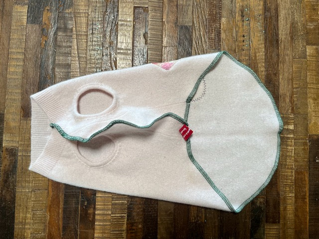 Warm Handmade Cashmere Dog Sweater, Canine Cardigans, FITS 15-25  Pounds Repurposed Dog Clothes (Copy)