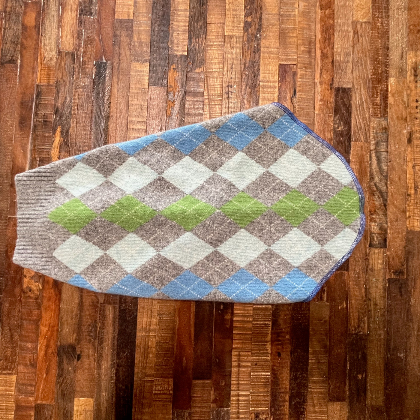 Fancy Handmade Dog Sweater, Canine Cardigans, FITS 15-25 Pounds LONG Repurposed Dog Clothes