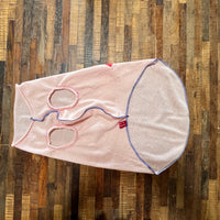 FITS 35-55 Pound Dog RED and Black Big Dog Sweater - Repurposed Wool Dog Coat - Canine Cardigans