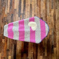 Wool Dog Sweater - Warm Dog Coat - Canine Cardigans -  FITS 25-40 Pounds - Repuposed - Upcycled