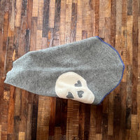 FITS 15-25 Pound LONG Dog, Cashmere Dog Sweater, Skull Day of the Dead,  Upcycled Dog Clothes, Canine Cardigans