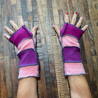 Punk Arm Warmers - Dog Walker Mittens - Writing Gloves - Peasant Gloves