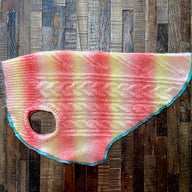 Hand Made Dog Sweater - Fits 15 - 25 Pounds -  Dog Clothes - Small Dog Jumper - Canine Cardigans
