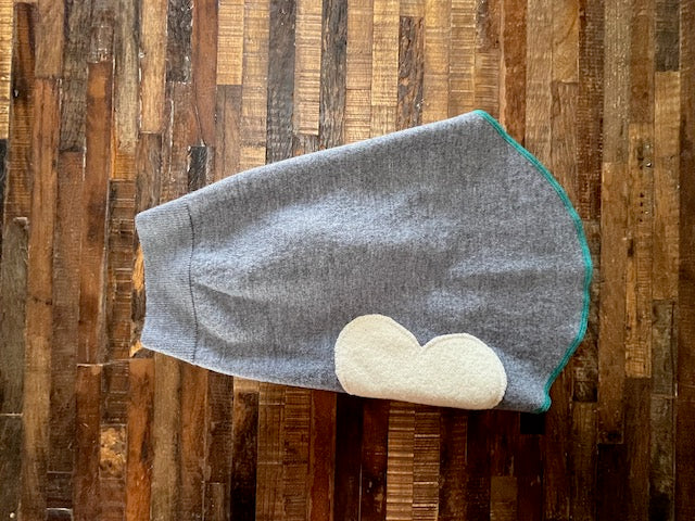 Dog Sweater , Upcycled Dog Clothes,  FITS 25 - 40 Pound Dog, Canine Cardigans