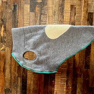 FITS 8 - 13 Pound Dog, Warm Merino Wool Pet Sweater  -  Canine Cardigans