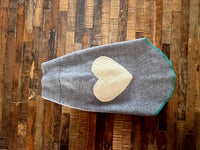 FITS 8 - 13 Pound Dog, Warm Merino Wool Pet Sweater  -  Canine Cardigans