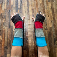 Handmade Arm Warmers - Writing Gloves - Peasant Mittens - Boho Gloves