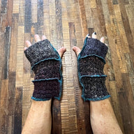 Punk Arm Warmers - Dog Walker Mittens - Writing Gloves - Peasant Gloves