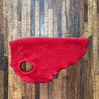 Warm Handmade Wool Dog Sweater, Canine Cardigans, FITS 15-25 Pounds Repurposed Dog Clothes