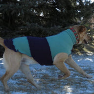 FITS 35 - 55 Pounds Dog Sweater - Repurposed Wool Dog Coat Canine Cardigans