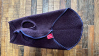 Hand Made Purple CASHMERE Dog Sweater - Fits 4-6 Pounds LONG - Tiny Dog Clothes - Small Dog Jumper - Canine Cardigans