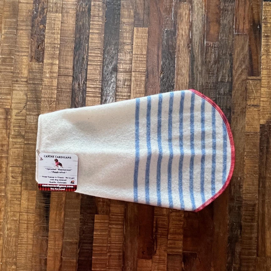 FITS 6-10 Pounds - REPURPOSED Cashmere Dog Shirt - Small Dog Clothes -Canine Cardigans