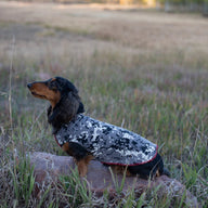 Hand Made Burgundy Warm Wool Dog Coat - Little Dog Shirt - FITS 1-3 Pounds - Canine Cardigans