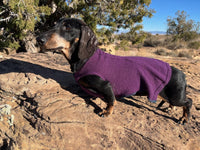 Hand Made Cashmere Flouncy Dog Shirt - Little Dog Sweater - FITS 4-6 Pounds - Canine Cardigans