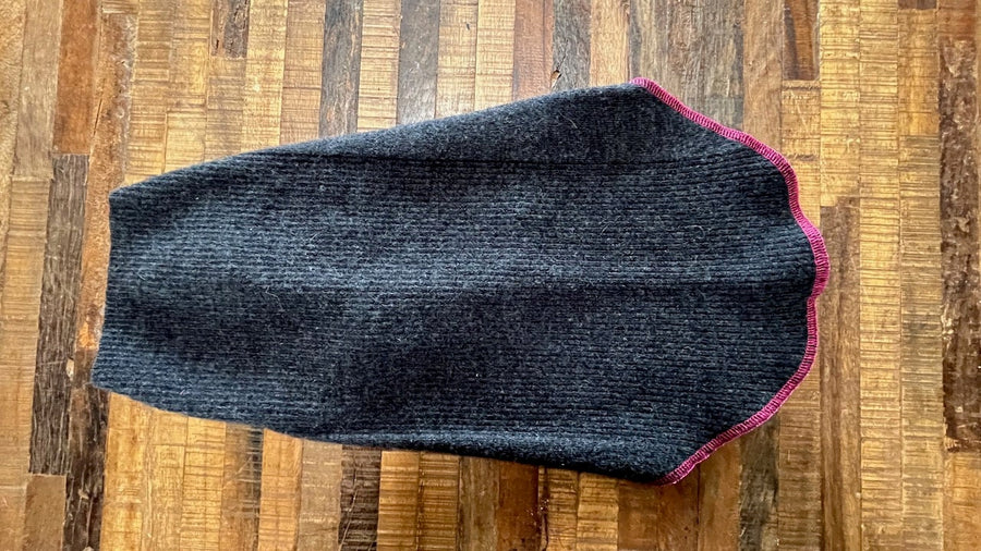 Warm Handmade Dog Sweater, Canine Cardigans, FITS 15-25 Pounds Repurposed Dog Clothes