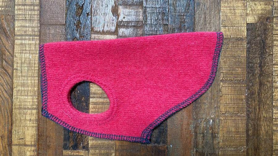 PINK Cashmere Dog Sweater, Little Dog Coat, FITS 1 Pound - Canine Cardigans