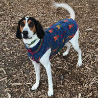 Big Dog Sweater, Fancy Wool Dog Shirt, Canine Cardigans, FITS 25-40 Pounds, Repurposed Dog Clothes