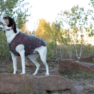 Angora Dog Sweater, Fancy Dog Coat, Dog Jacket,  FITS 25 - 40 Pounds -  Repurposed Petwear - Canine Cardigans