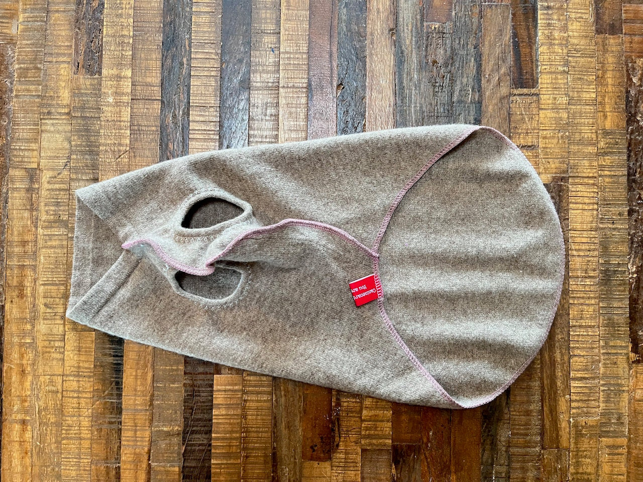 Hand Made Dog Shirt - Repurposed Wool - Dog Coat - FITS 12 - 18 Pounds - Canine Cardigans